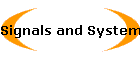 Signals and Systems